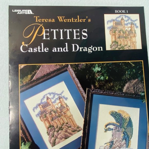 Rare HTF Teresa Wentzler Petites Fantasy Castle and Dragon Pattern Booklet - Picture 2 of 7